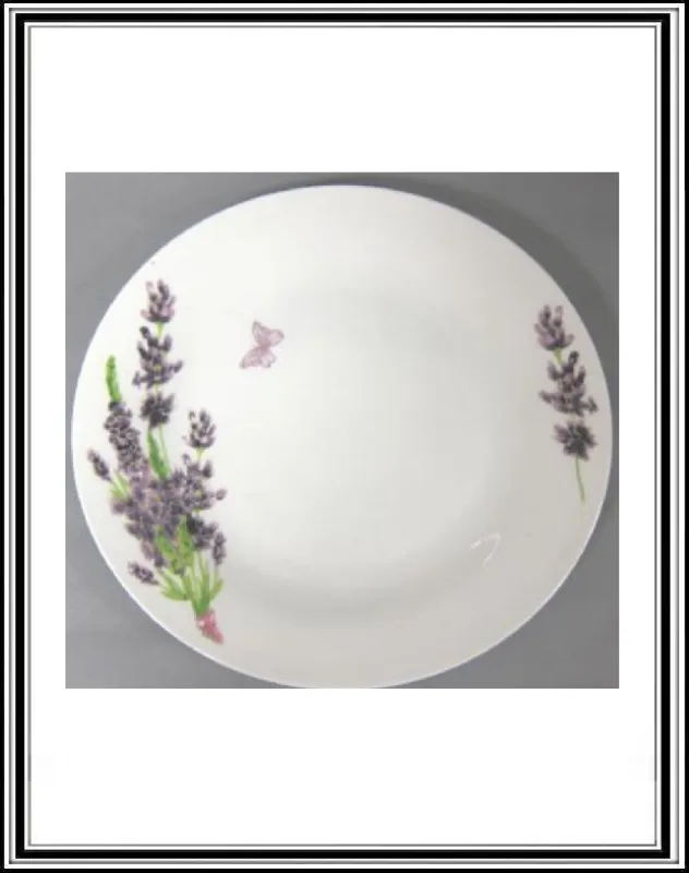 Levandula - keramický tanier dezertový  
 36587- YF2005,   19 cm