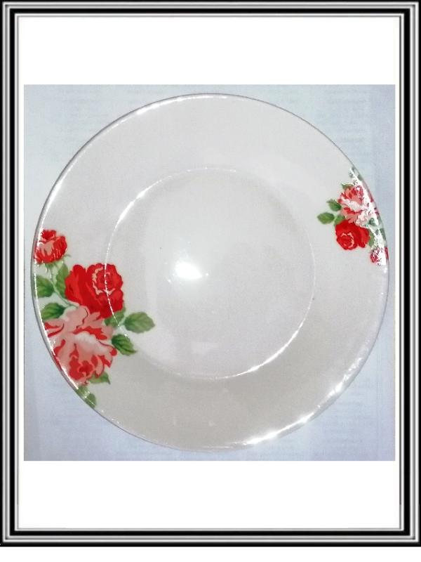 Červené rúže - keramický tanier dezertový  19 cm 49471,