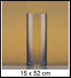 Sklenená váza 15x52 cm č 23-LA17-886Z-radius