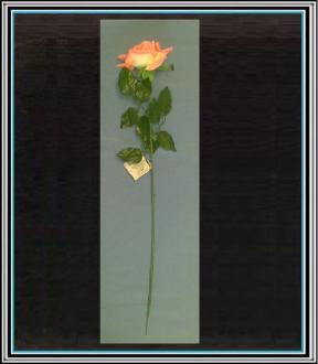 Umelá ruža HF10C72- 60 cm -žltoružová