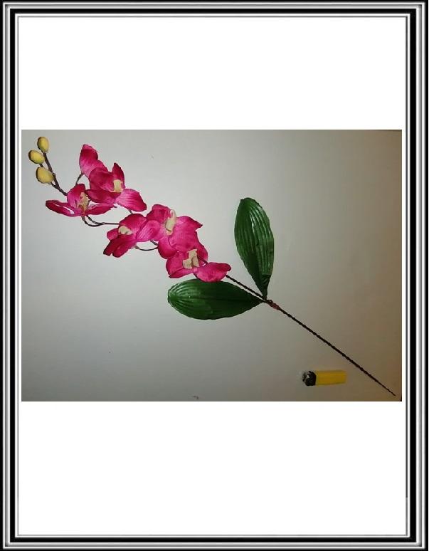 Orchidea dlhá 74 cm K 469375 ružovo bordo