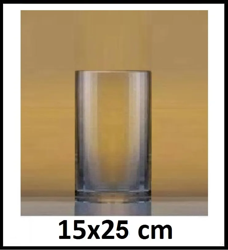 Sklenená váza 15x25cm- č 23- LA17 - 886