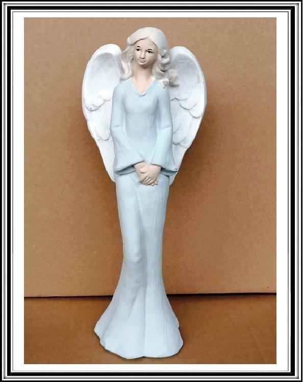 Keramický anjelik č 110 Adela -  nebová