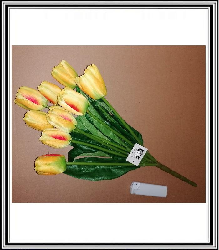 Kytica tulipánov 42 cm AFL0802 žltá