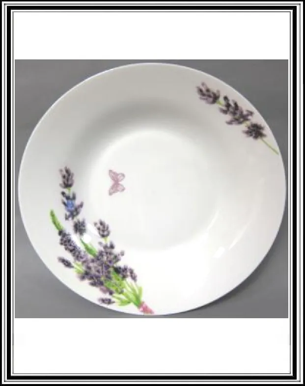 Levandula -  keramický tanier hlboký 23 cm 36594-YF2205,