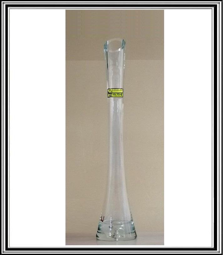 AS Sklenená váza RÚRA HRUBÁ 50 cm SKOS 23-E-095-0500