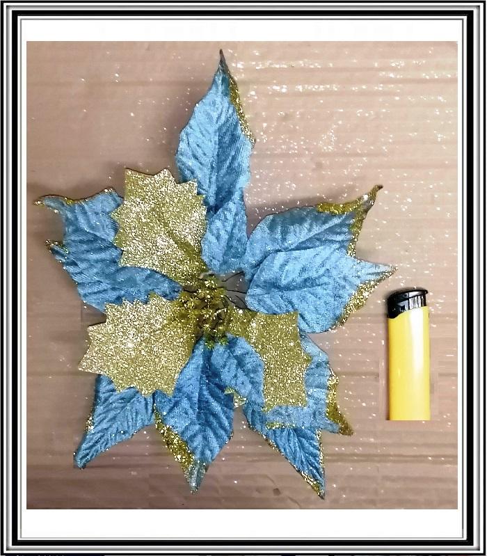 Modrý leský kvet 23 cm