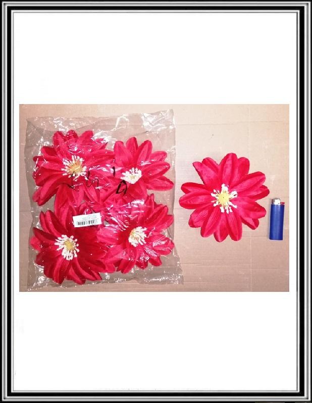 Hlavička kvetu DÁLIA 17 cm č FLO-L022 K 800110 červená 17 cm
