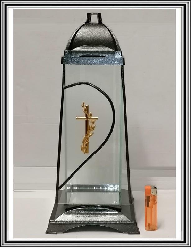 Sklenený kahanec OBOR 38 cm GLAS ART APLIKACIA K 607811
