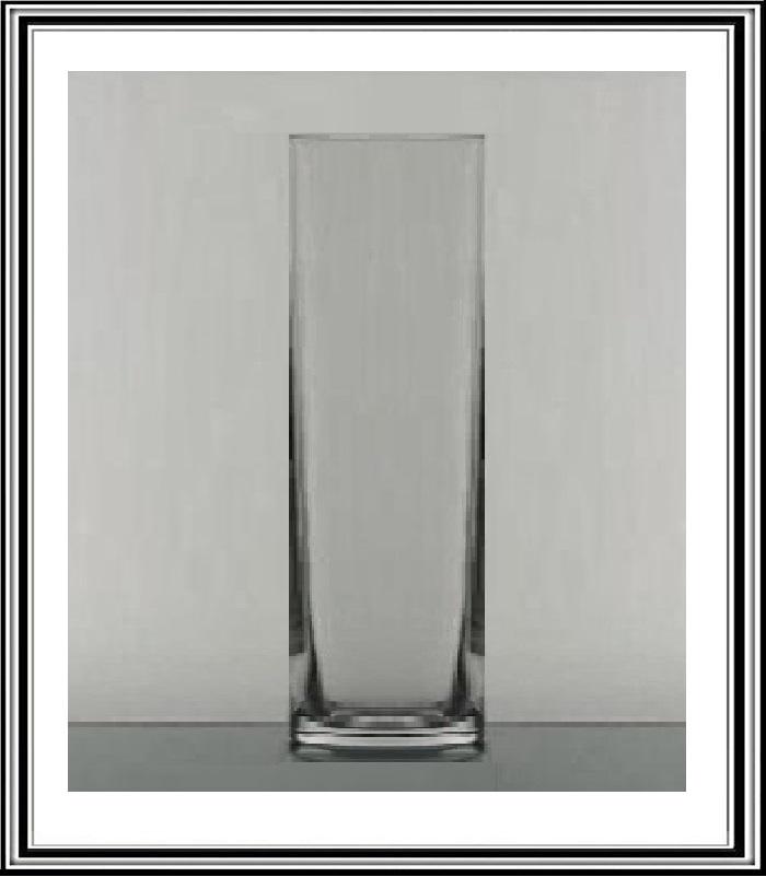 Sklenená váza LA17-1105-3,  10x45 cm