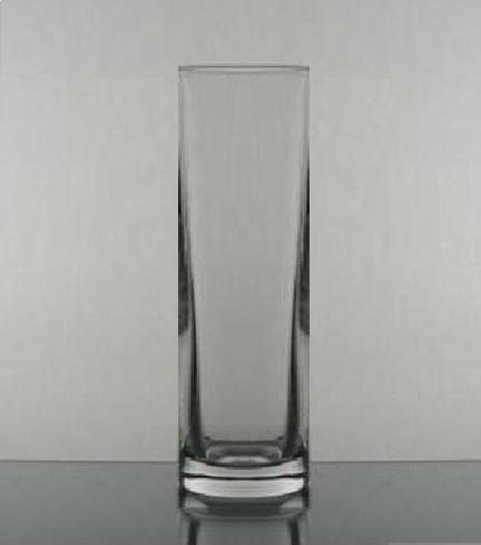 Kvader - Sklenená váza kváder č LA17- 1105, 10x45 cm