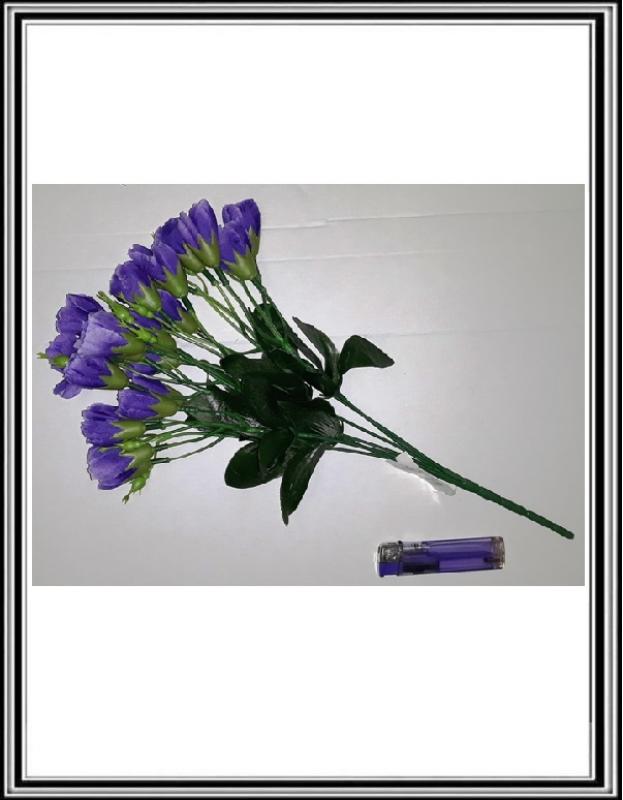 Kytica 26 cm s 21 hlavkami č EV 67 fialová