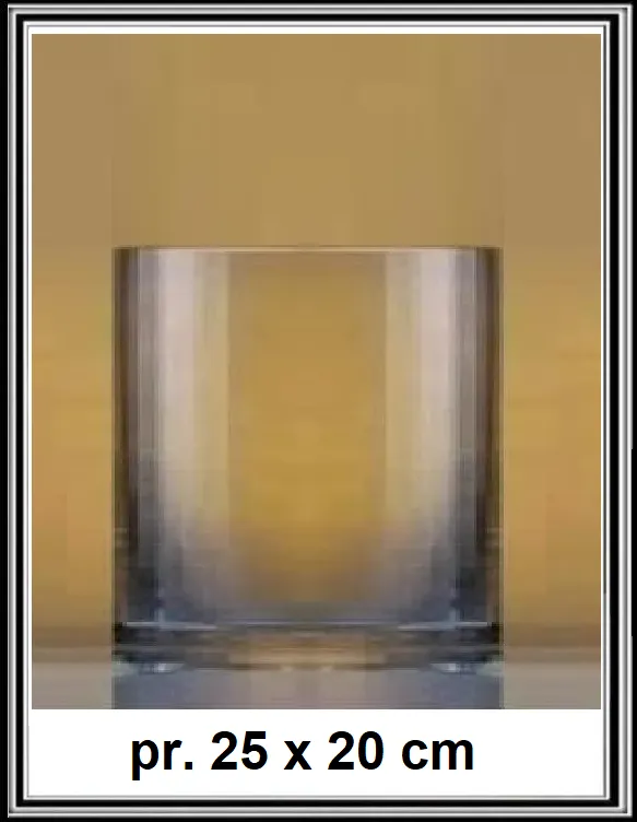 Sklenená váza pr. 25 x 20 cm 13-LA27-259A