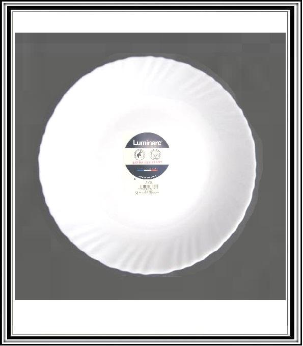 Sklenený tanier Luminar dezertový priemer  19,5 cm, DU-0080