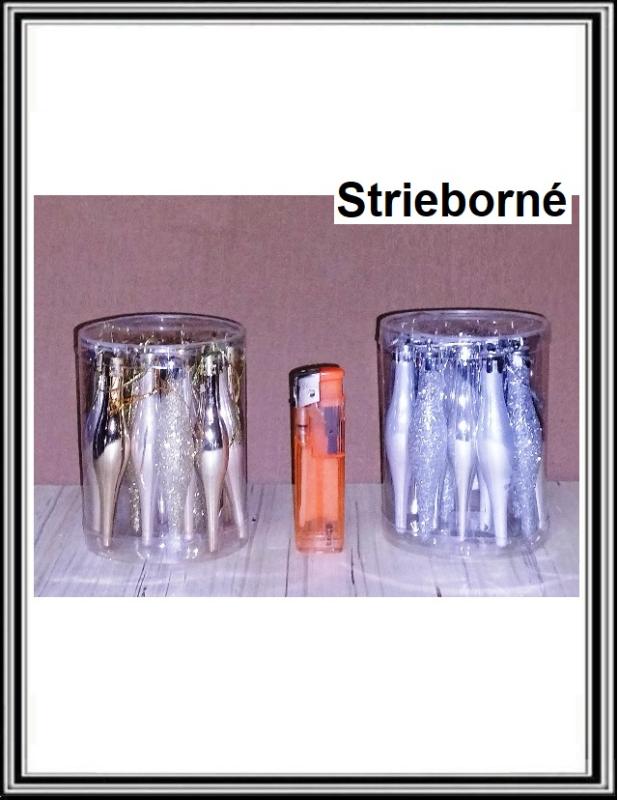 Strieborné cencule 15 kusov 9,5 cm 2531 ,