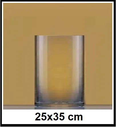 Sklenená váza 25x25 cm č W006
