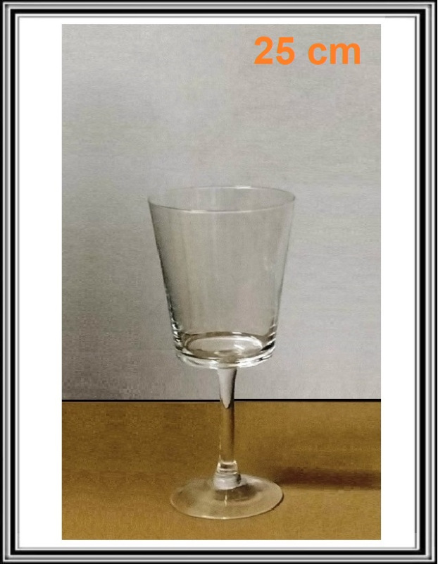 Sklenený svietnik č.10výška 24,5 cm