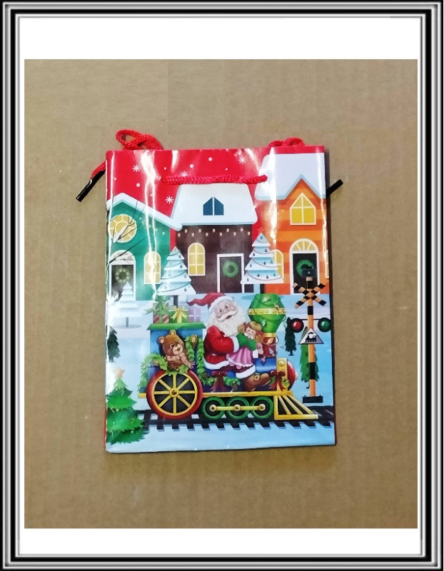 Vianočná darčeková taška 16x12 cm č 3