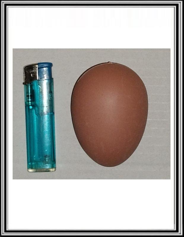 Plastové vajíčko 8 cm