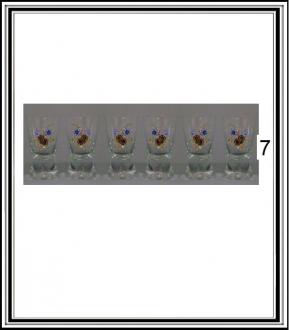 Sadá 6 ks skl. štamperlíkov č.7