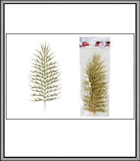 Vian.dekoratívne 2 listy 35 cm Zlaté-čMYX4268-2