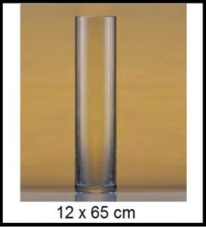 Sklenená váza 12x65 cm -č 23-LA17-7742