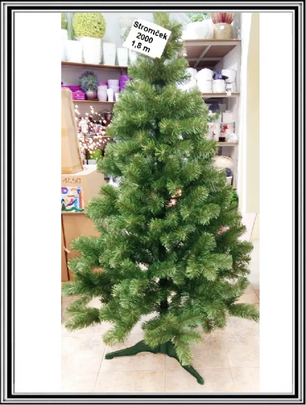 Vianočný Stromček 2000 - 1,8 m ZELENÝ