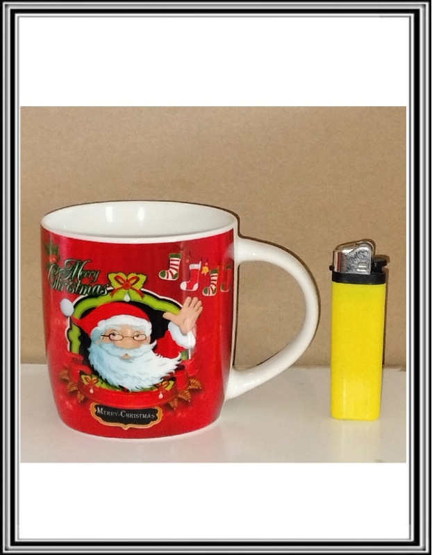 Keramický hrnček Merry Christmas č3 objem 320 ml, v 11 cm