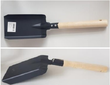 Železná lopatka 10x16 cm , dlžka 37cm