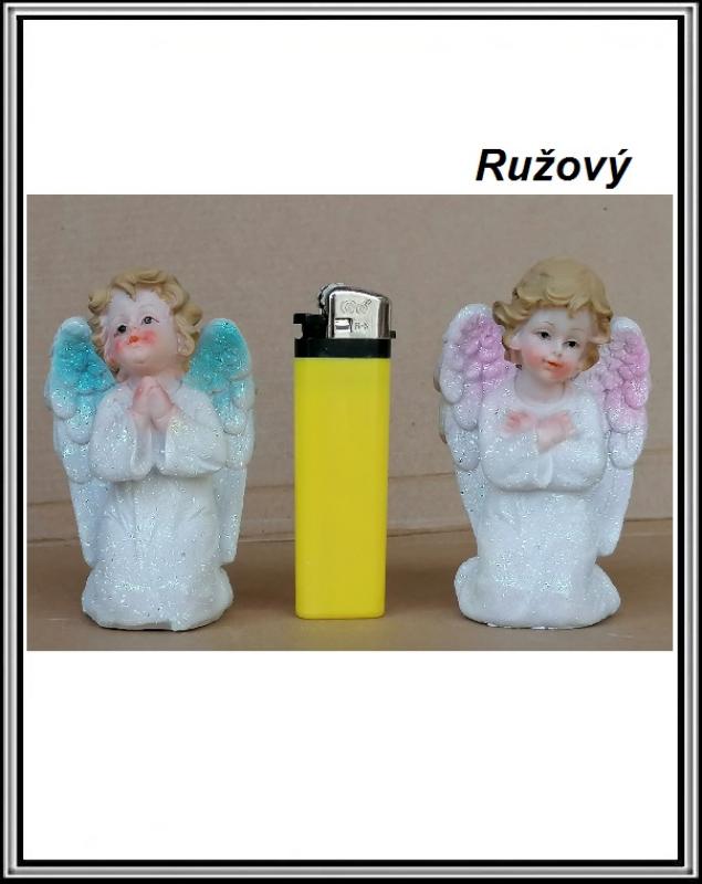 Anjelik ružový v- 8,5 cm K 554904 č 5490
