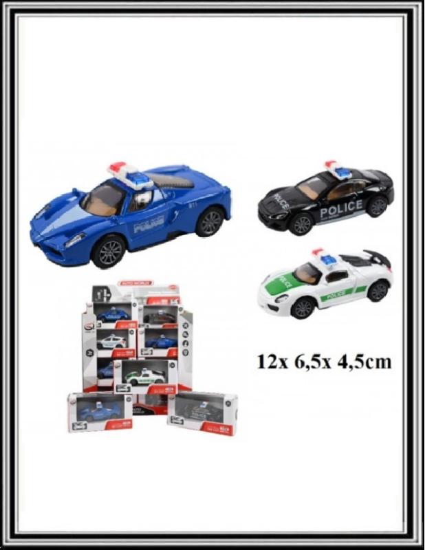 Železné auto Polícia 12,5 cm B2136593 ,