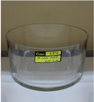 Sklenená miska pr. 25 cm, v - 13,5 cm-19-LA14-584B MAX 2
