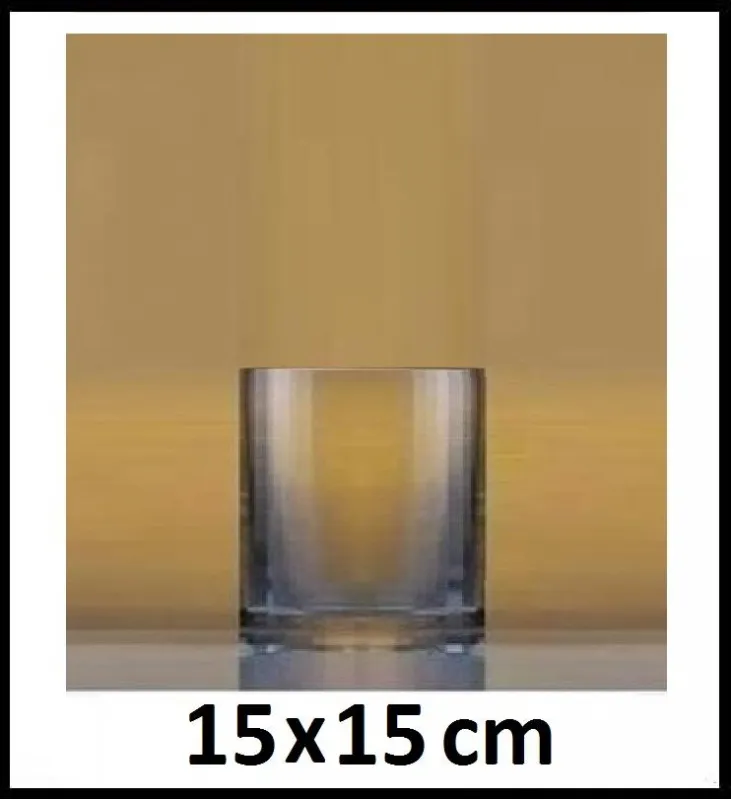 Sklenená váza 15x15cm- č 23- LA17 - 678
