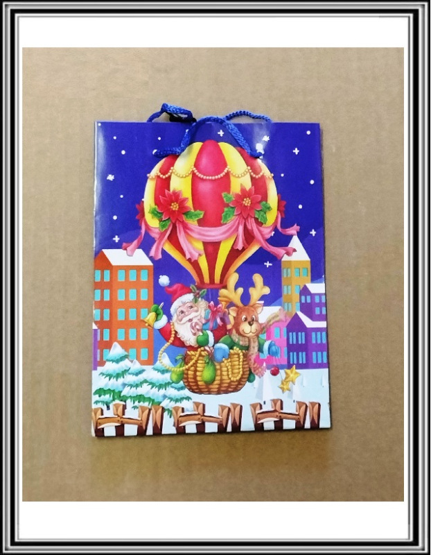 Vianočná darčeková taška 16x12 cm č 1