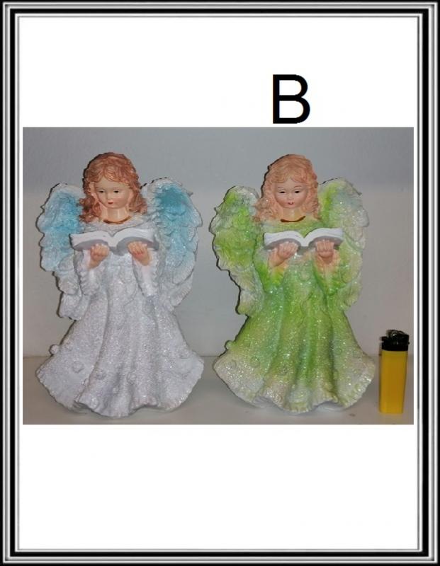 Figurka anjelik ČÍTA KNIHU č.554317-B 20 cm