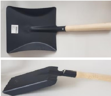 Železná lopatka 23x20cm,dlžka 43cm