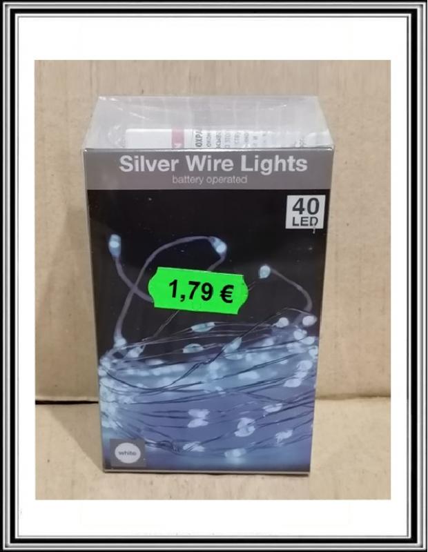 Svietiaci drôtik č 40 LED 1 m MULTICOLOR č 359970
