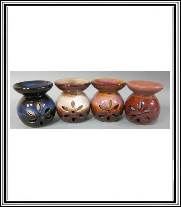 Keramická aroma lampa 8 x 7 cm č.34002- MIX vzorov