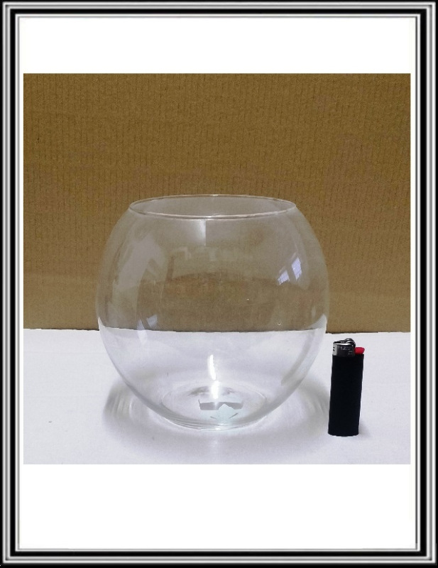 Sklenená guľa priemeru 19,5 x 18,5 cm č 1918 tenšia