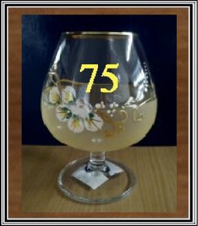 Výročný pohár 75 Krémový