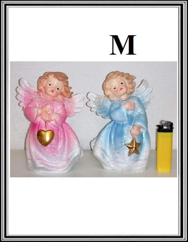 Figurka anjelik FAREBNÝ č 552337 M 16 cm