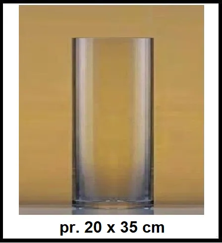 Sklenená váza 20x35 cm, č.LA17-918A