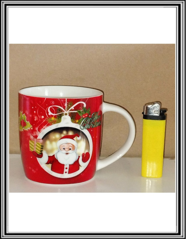 Keramický hrnček Merry Christmas č2 objem 320 ml, v 11 cm