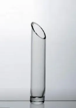 Cilinder -Číra sklenená váza pr.5 cm,so skosom 30 cm