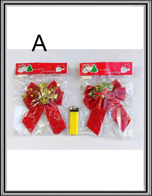 Vianočná mašľa závesná č A