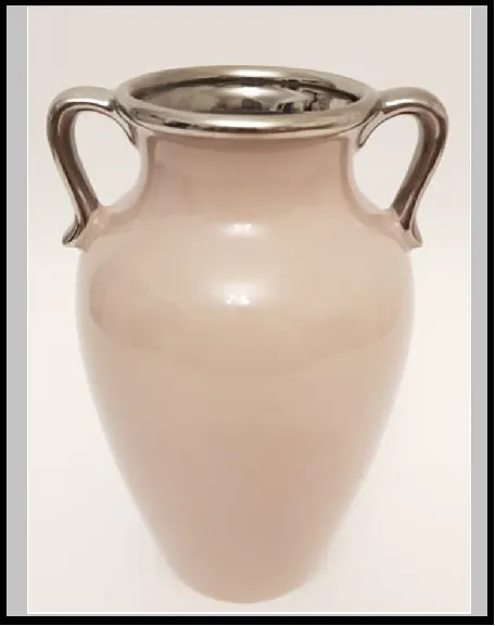 Keramická váza AMFÓRA Káva s mliekom č.38574, v-20cm, pr.12cm