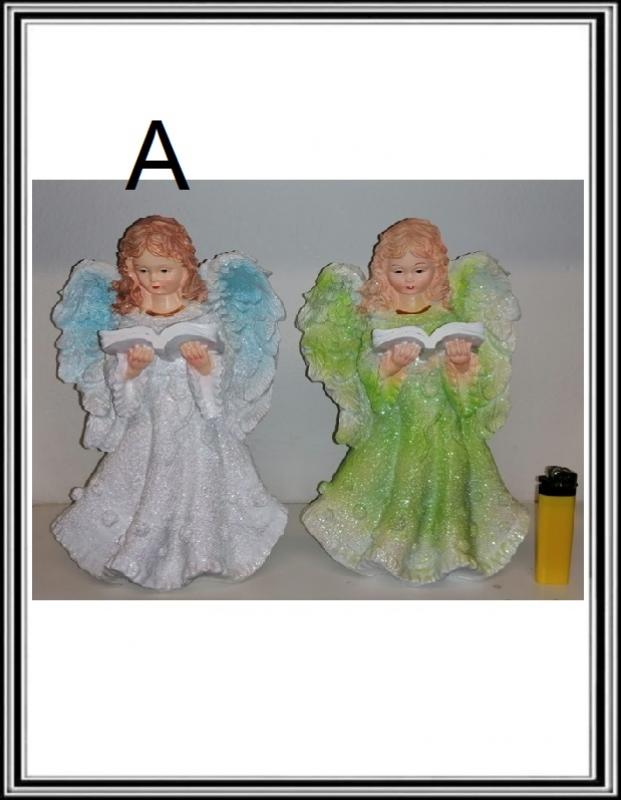 Figurka anjelik ČÍTA KNIHU č.554317-A, 20 cm