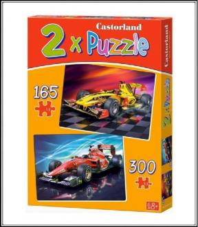 Puzzle 2x č.B-021123 RACINGOVÉ AUTOMOBILY