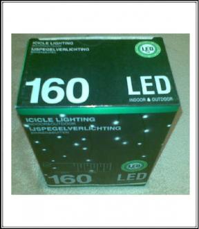 Led žiarovky- i vonkajšie - 3,10 m - 160 ks