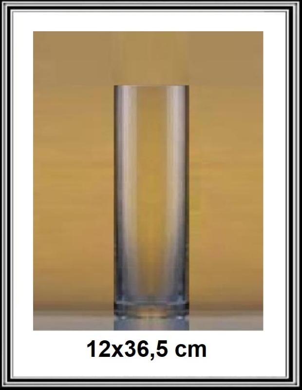 Sklenená váza pr. 12x36,5 cm LA17-700H